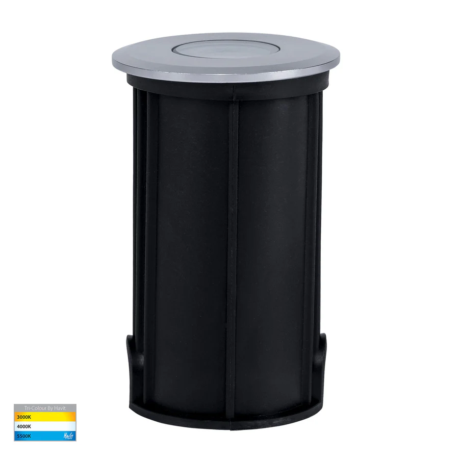 Havit HV2881T 12V Elite Black Aluminium LED Deck or Inground Lights