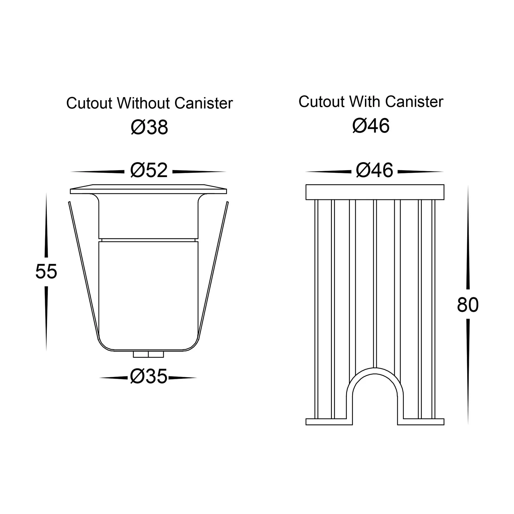 Havit HV2881T 12V Elite Black Aluminium LED Deck or Inground Lights