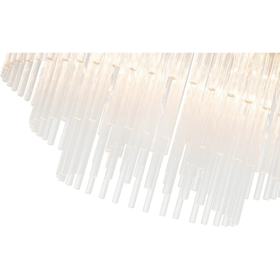 Lighting Inspirations Evangeline Small 45cm 6 Light Chandelier Satin Brass