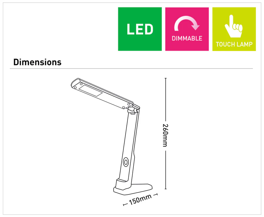 Mercator Devo 5W LED Task Lamp