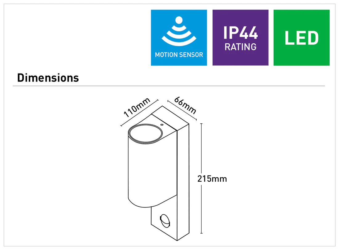Mercator Marvin II Up Down Wall Light