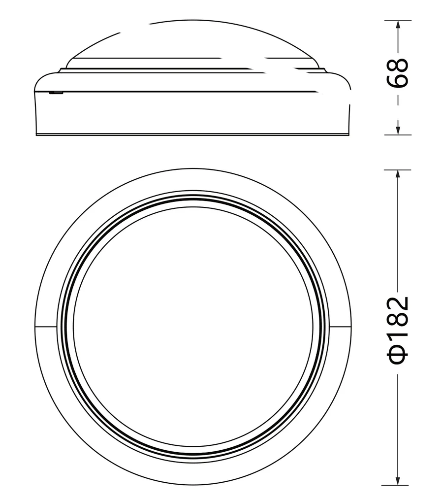 SAL OUTDOOR ROUND LED SENSOR BUNKER SL7272TC 15W