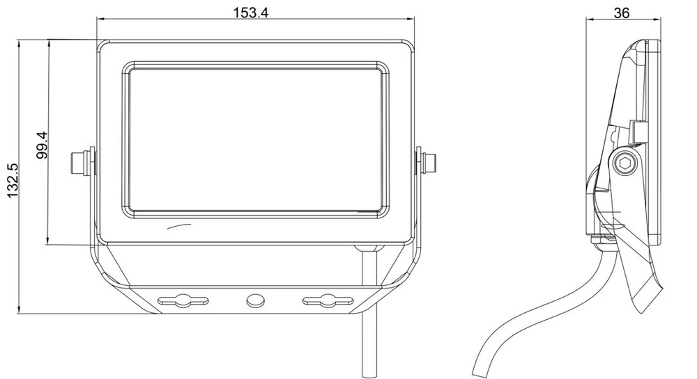 SAL STARPAD II SE7071TC IP65 LED Floodlight Tri-colour