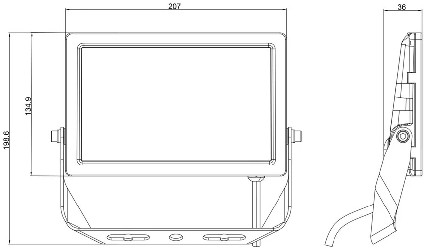 SAL STARPAD II SE7071TC IP65 LED Floodlight Tri-colour